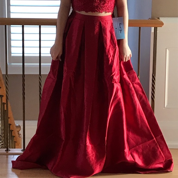 Two-Piece Prom Dress - Picture 2 of 3